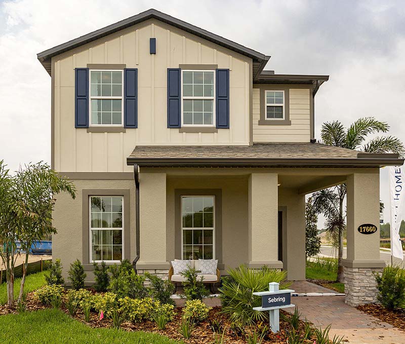 M/I Homes Sebring Model Home front