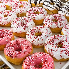 Sip and dip doughnuts